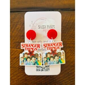 Stranger Things Awesome Earrings NEW